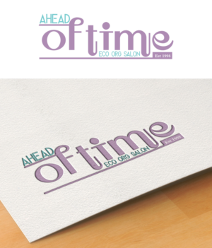 Logo Design by pd graphic 2 for Ahead Of Time Hair and Beauty | Design: #23477627