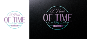 Logo Design by pd graphic 2 for Ahead Of Time Hair and Beauty | Design: #23477629