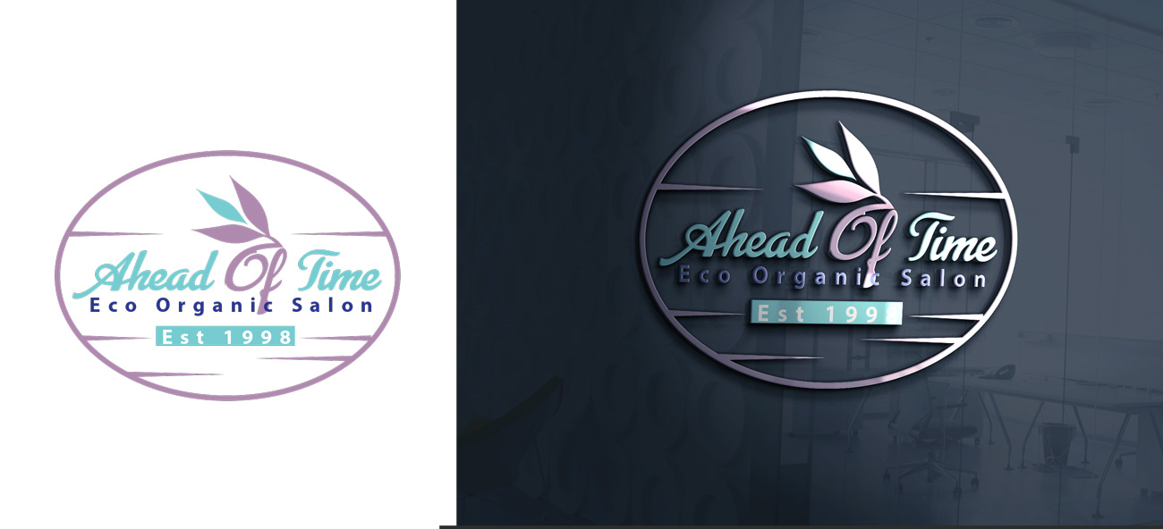 Logo Design by pd graphic 2 for Ahead Of Time Hair and Beauty | Design #23491669