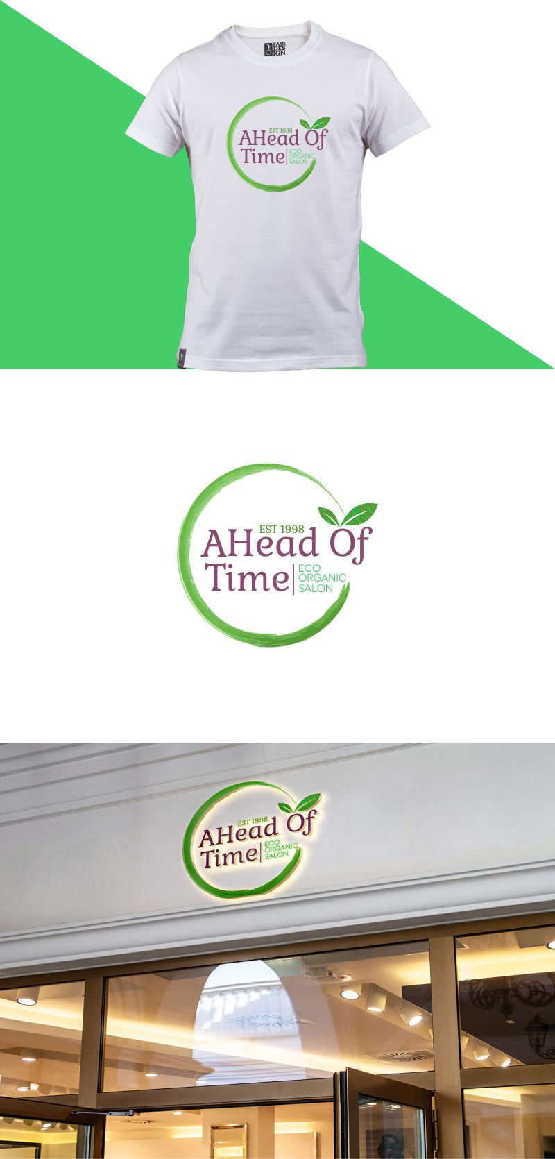 Logo Design by 92logo for Ahead Of Time Hair and Beauty | Design #23492427