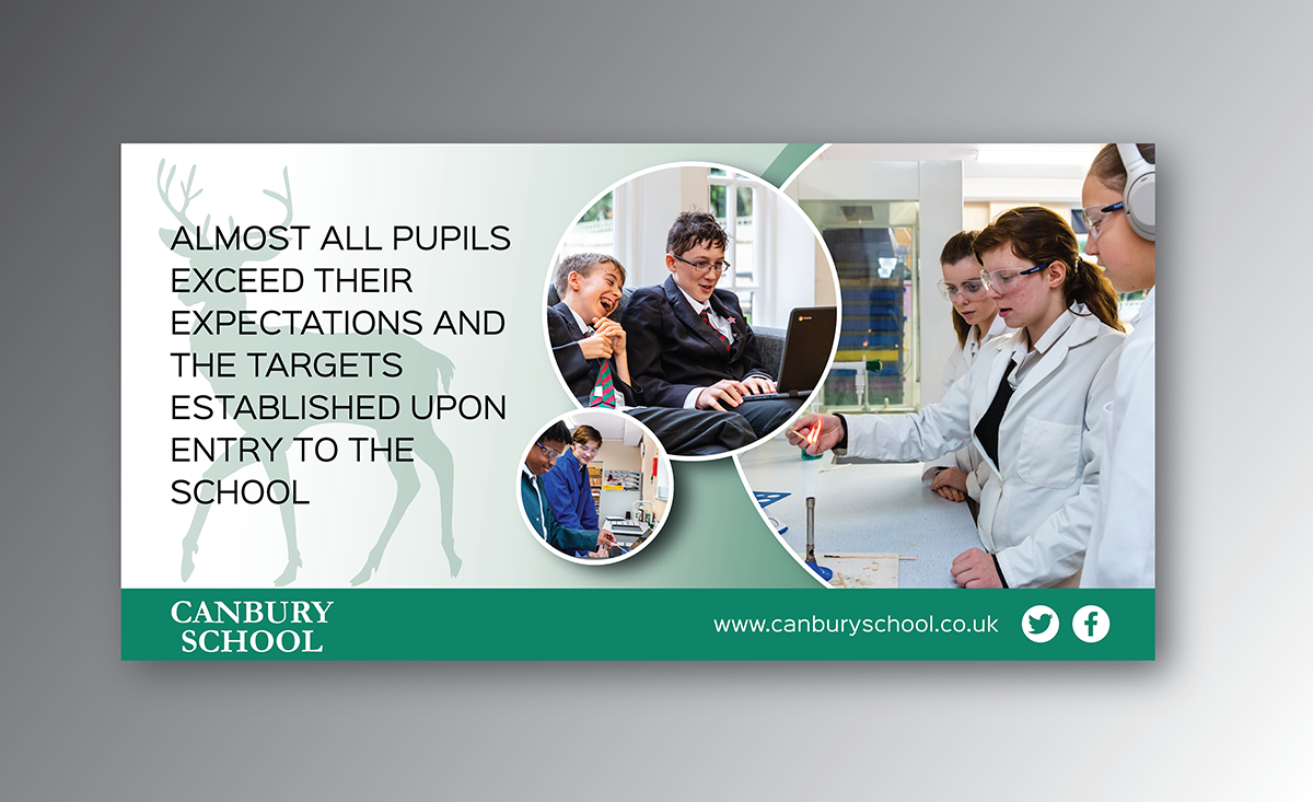 Diseño De Banner Publicitario por Pinky  para Canbury School | Diseño #23477163