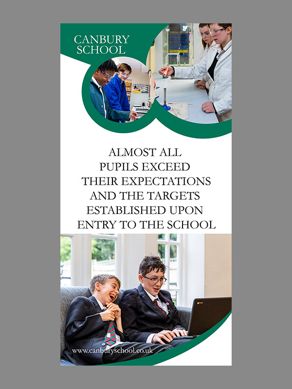 Banner Ad Design by wolfwud for Canbury School | Design #23477506