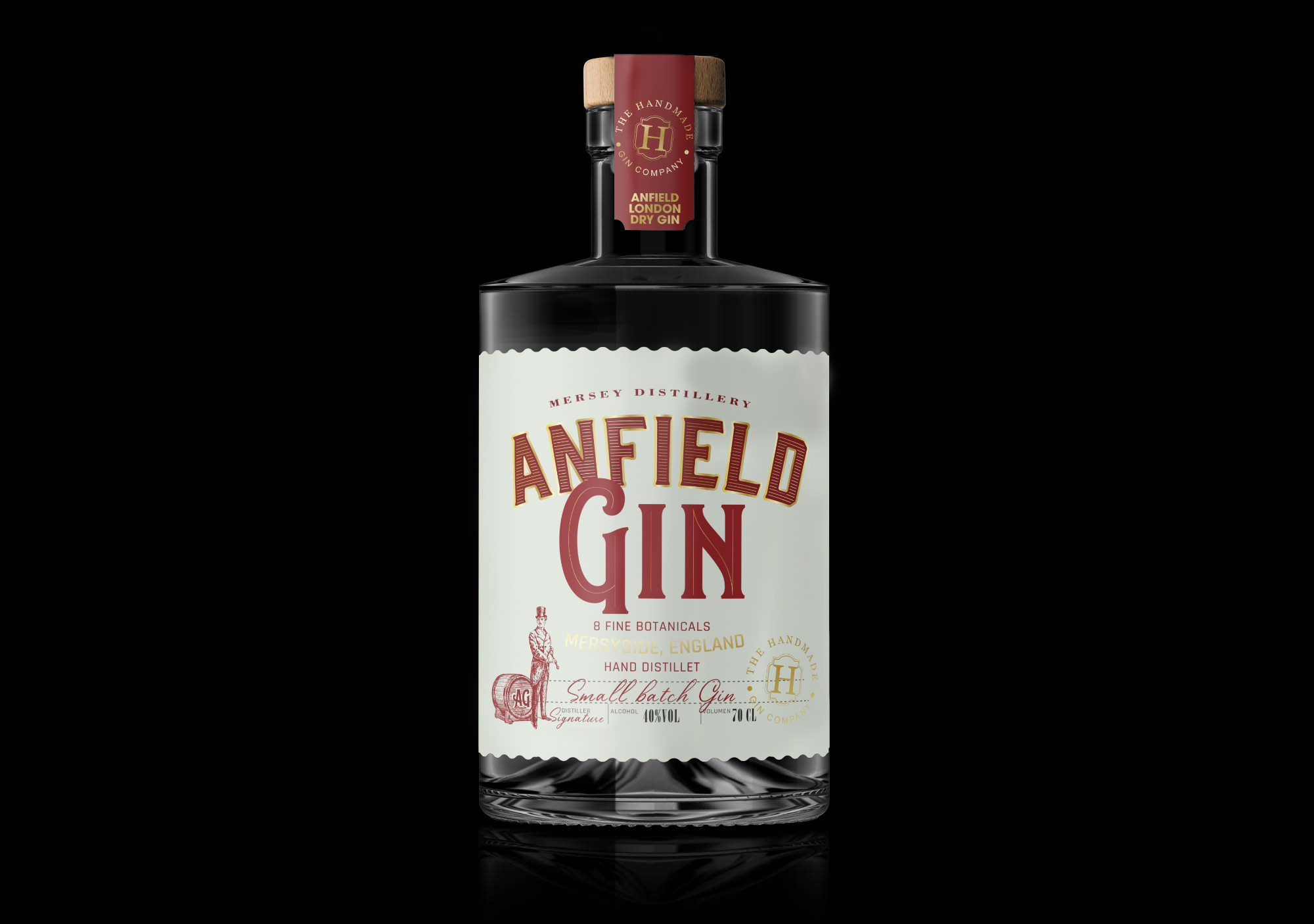 Label Design by SSPP for The Handmade Gin Company | Design #23479509