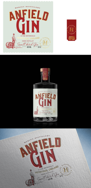 Anfield Gin Label | Etikett-Design von SSPP