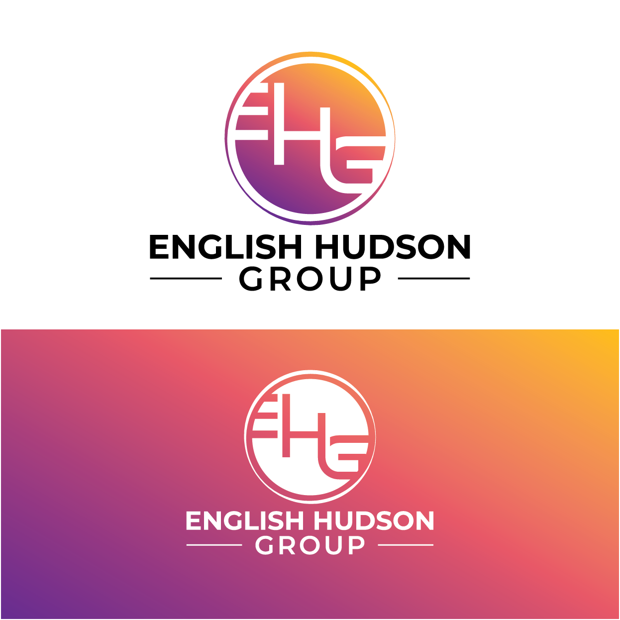 Logo Design by rozT for English Hudson Group | Design #23479902
