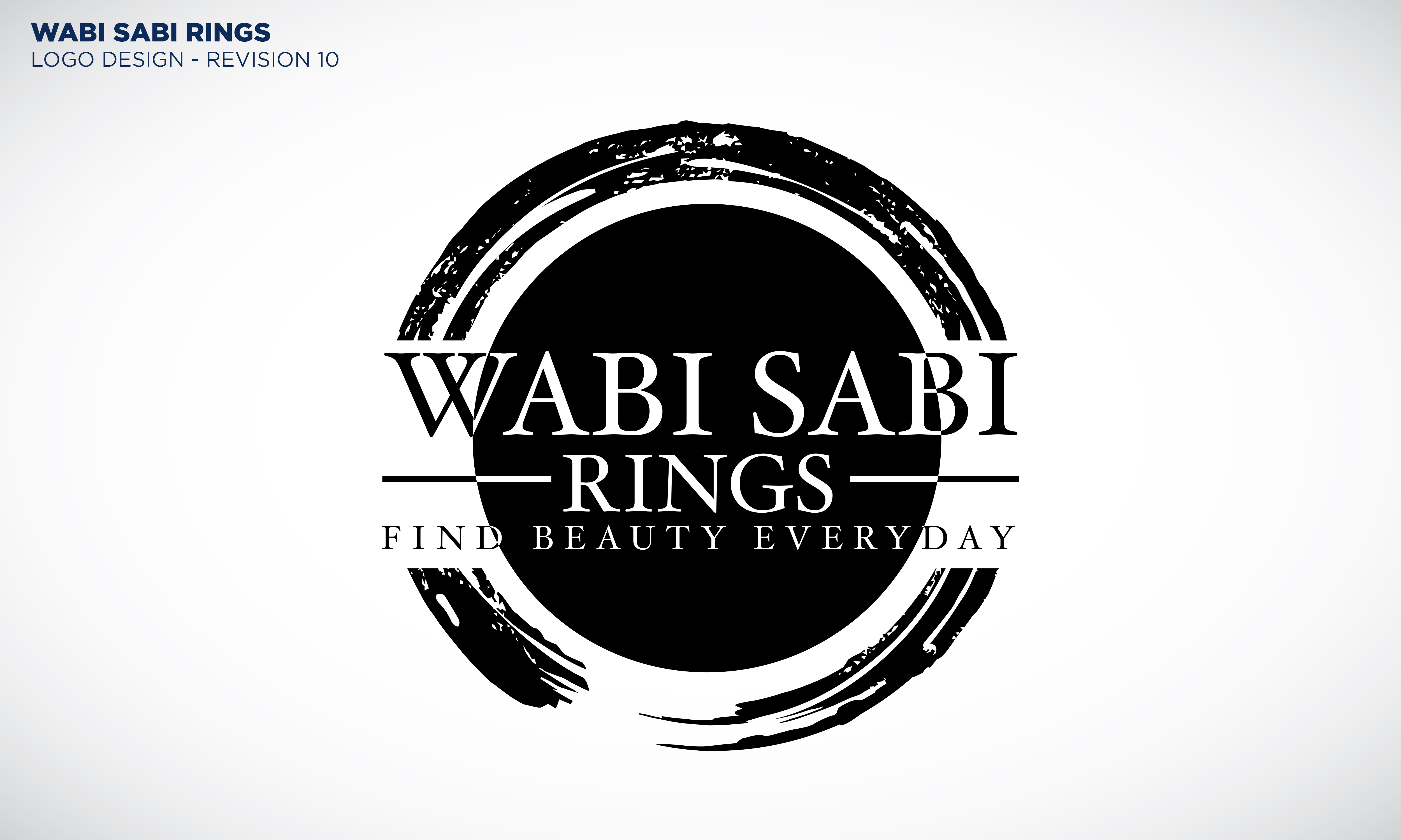Logo Design by Kim Ji for Wabi Sabi Rings | Design #23541597