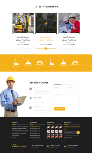 Web Design by Starto Agency for Capital Foam Systems | Design: #23476758