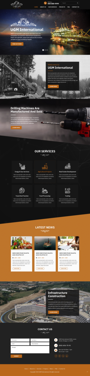 Web Design by pb for UGM INTERNATIONAL  | Design: #23483467