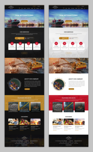 Diseño Web por pb para UGM INTERNATIONAL  | Diseño: #23483473