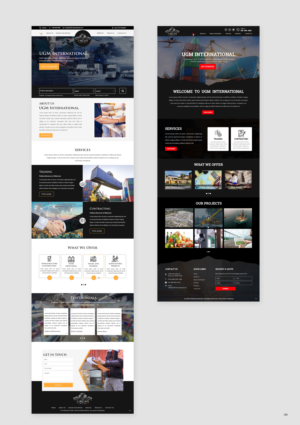 Diseño Web por pb para UGM INTERNATIONAL  | Diseño: #23483474