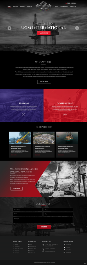 Diseño Web por pb para UGM INTERNATIONAL  | Diseño: #23483481