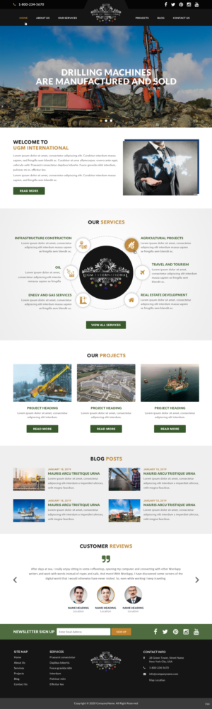 Diseño Web por pb para UGM INTERNATIONAL  | Diseño: #23504948