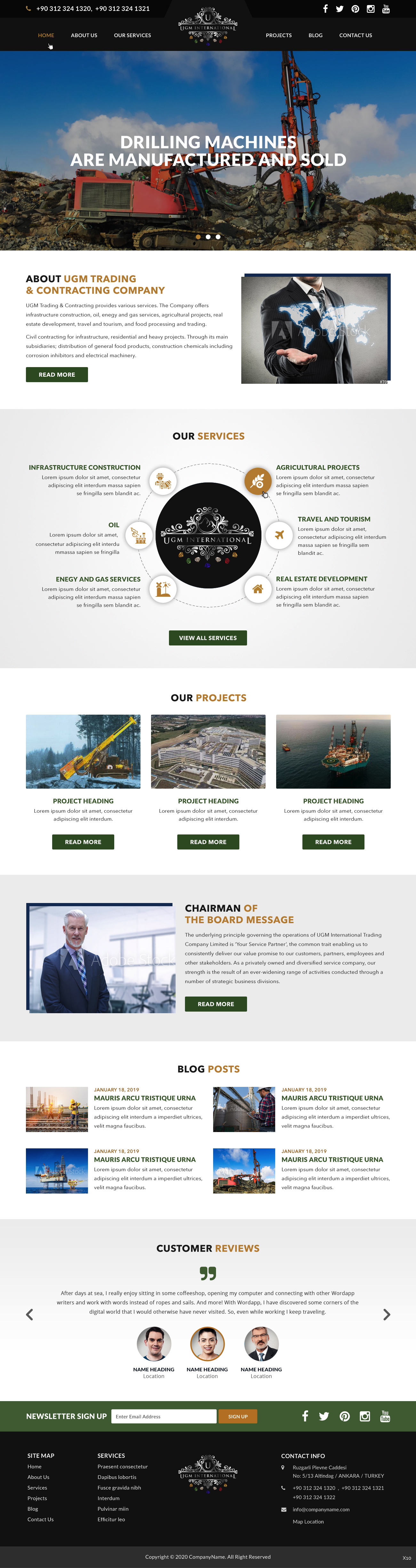 Web Design by pb for UGM INTERNATIONAL  | Design #23513717
