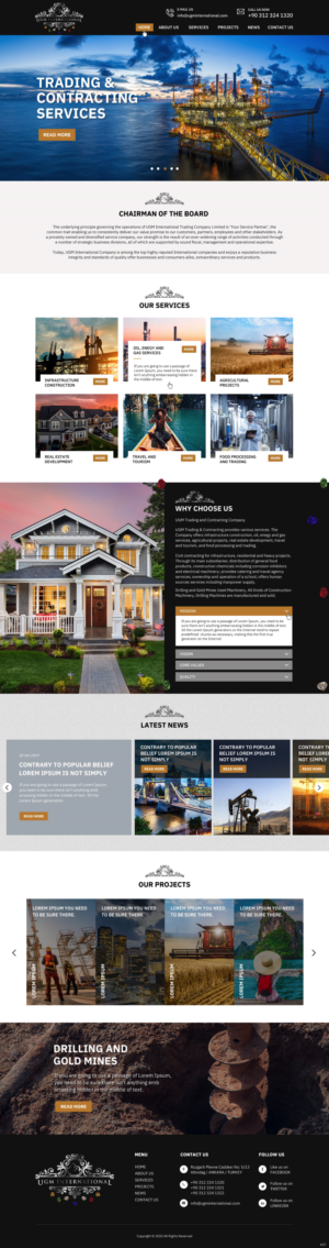 Diseño Web por pb para UGM INTERNATIONAL  | Diseño: #23513718