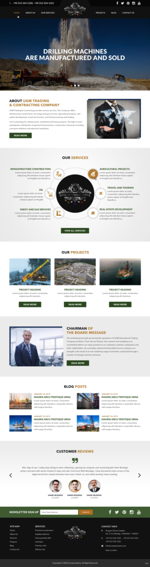 Diseño Web por pb para UGM INTERNATIONAL  | Diseño: #23528945