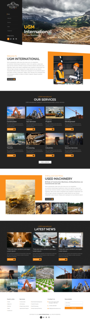 Web Design by sai.designer87 for UGM INTERNATIONAL  | Design: #23492038