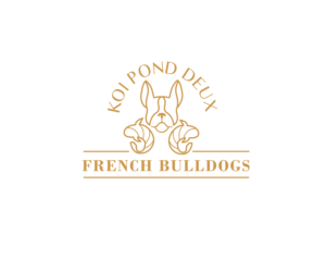 Koi Pond Deux French Bulldogs | Logo Design by renderman