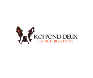 Koi Pond Deux French Bulldogs | Logo Design by Buck Tornado