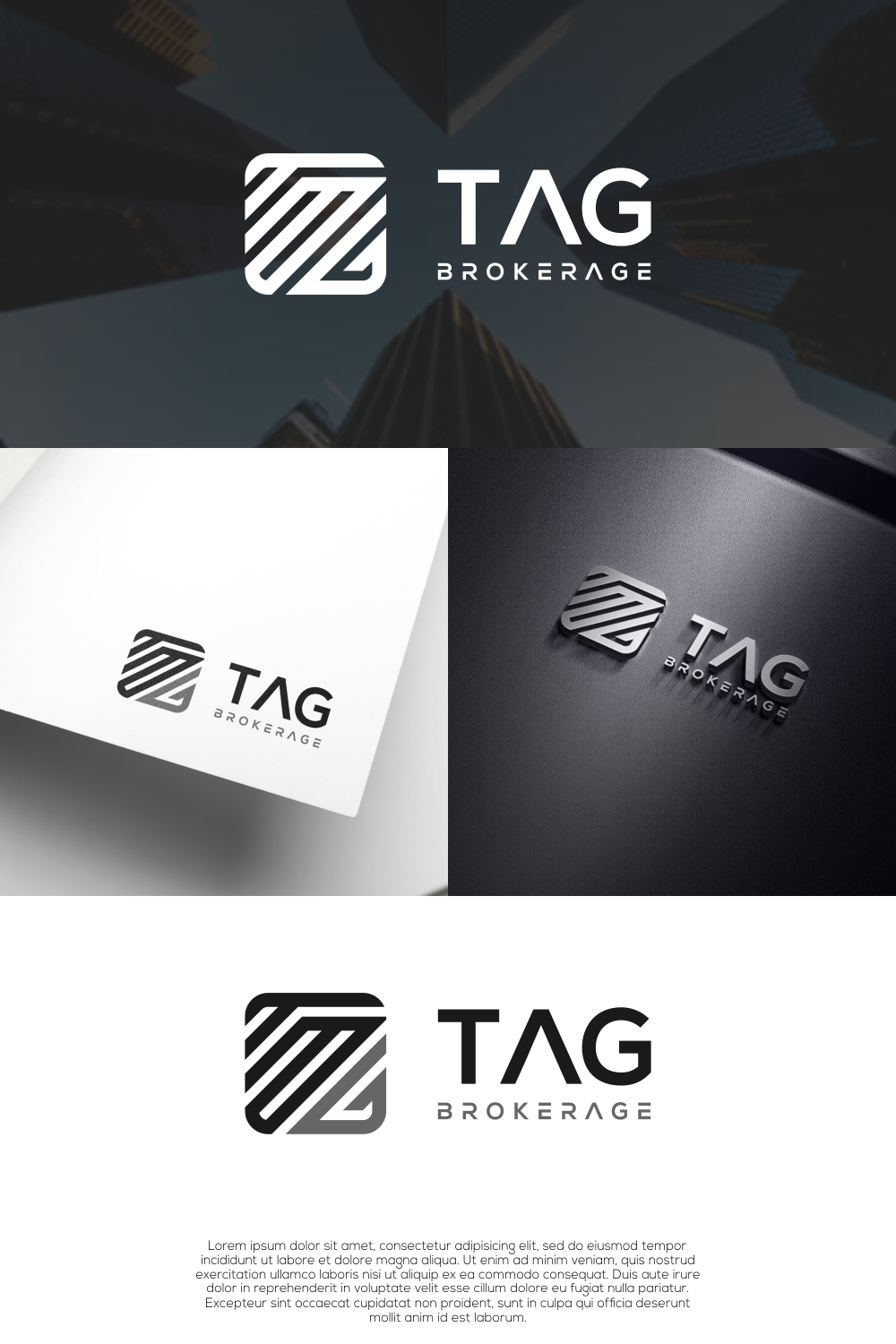 Bold Serious Logo Design For Tag Brokerage By Laba Tiada Henti Design 23477321<script async src=