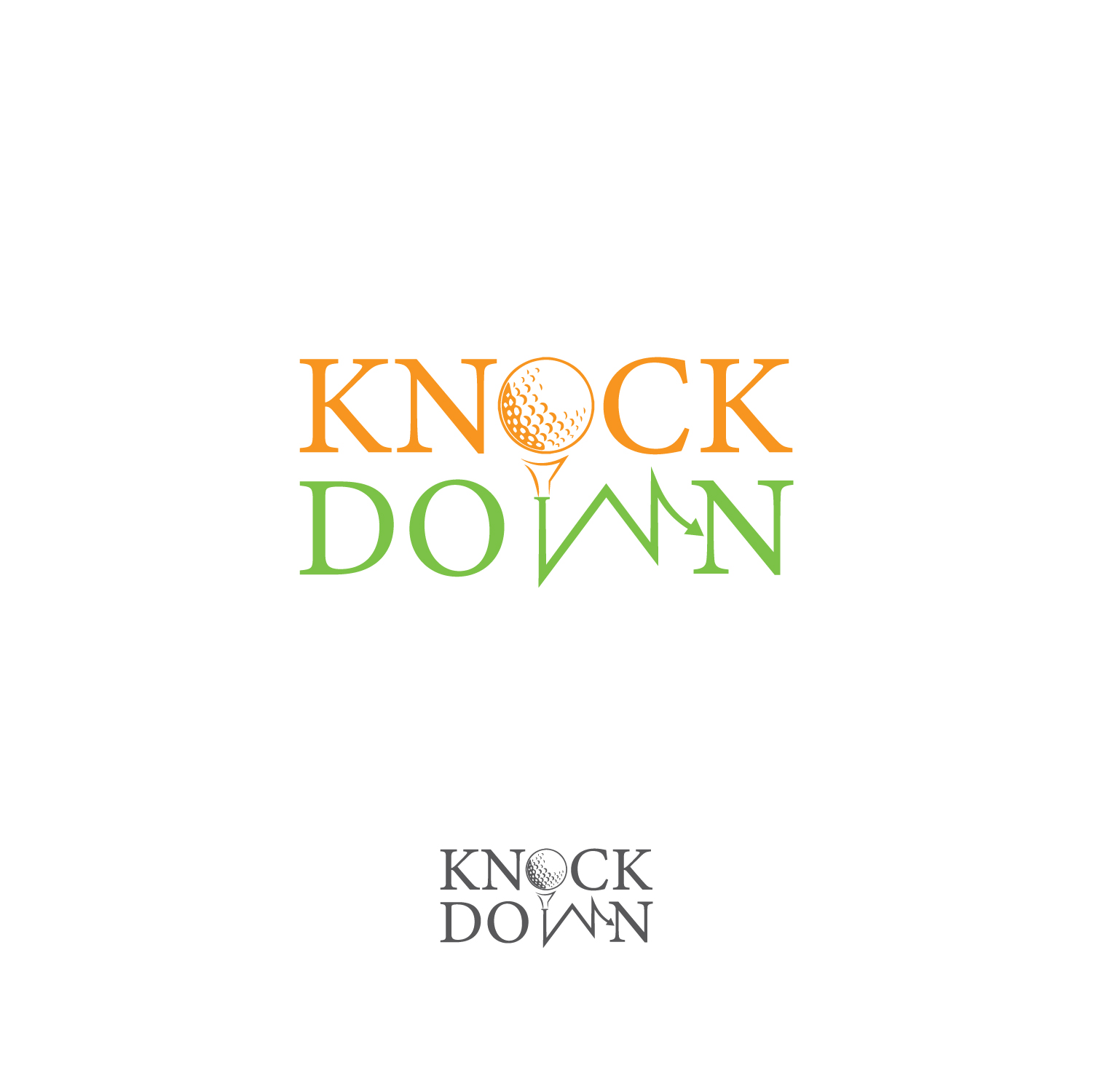 Logo Design by Maxo-Biz for Knock Down | Design #23480140