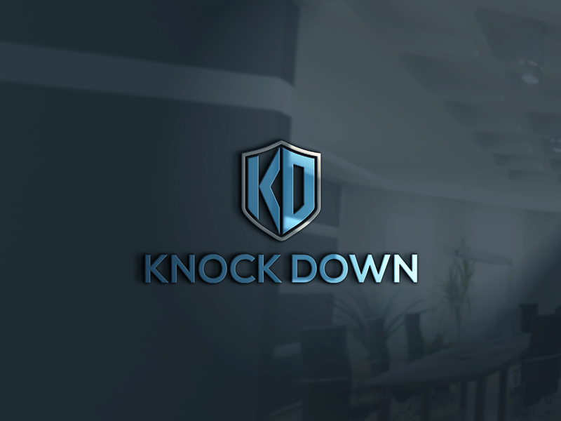Logo Design by monmon for Knock Down | Design #23487486