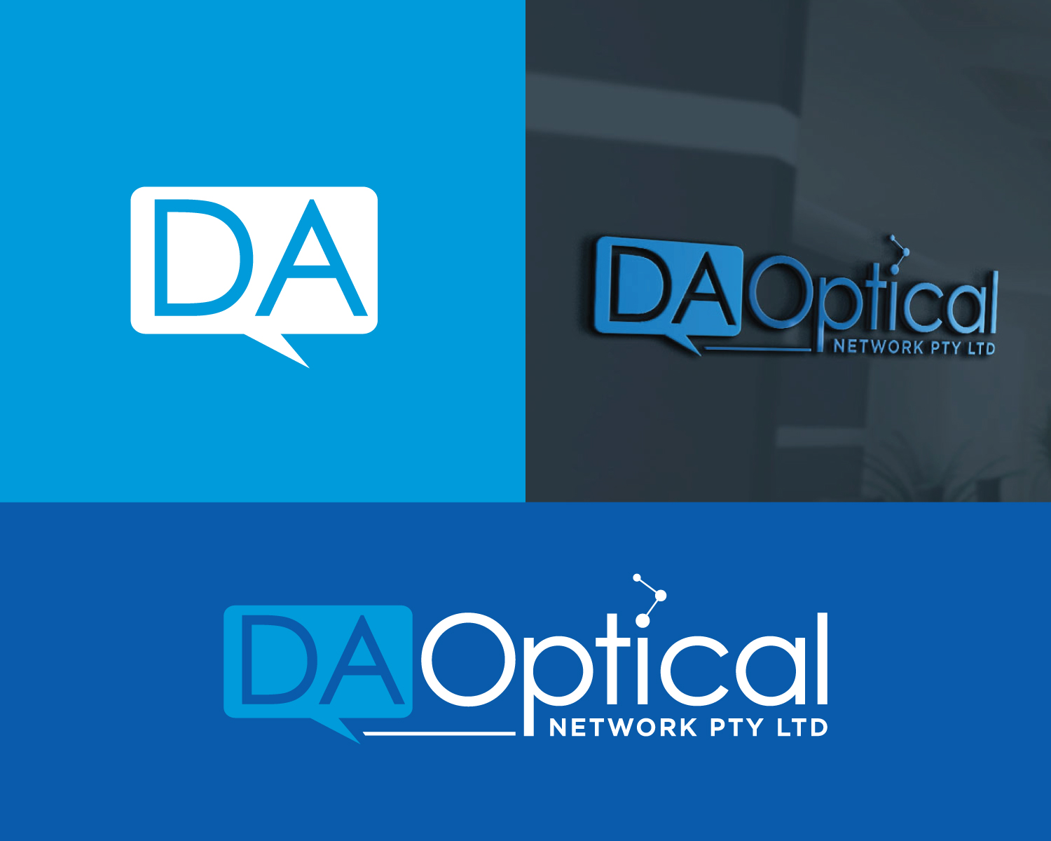 Logo Design by Atec for D A Optical Network Pty Ltd | Design #23502023