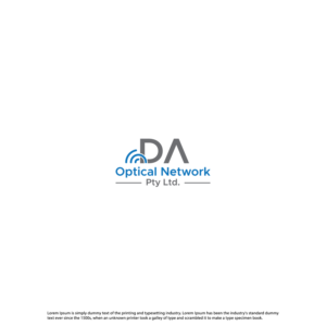 Logo Design by Potatow for D A Optical Network Pty Ltd | Design: #23539901