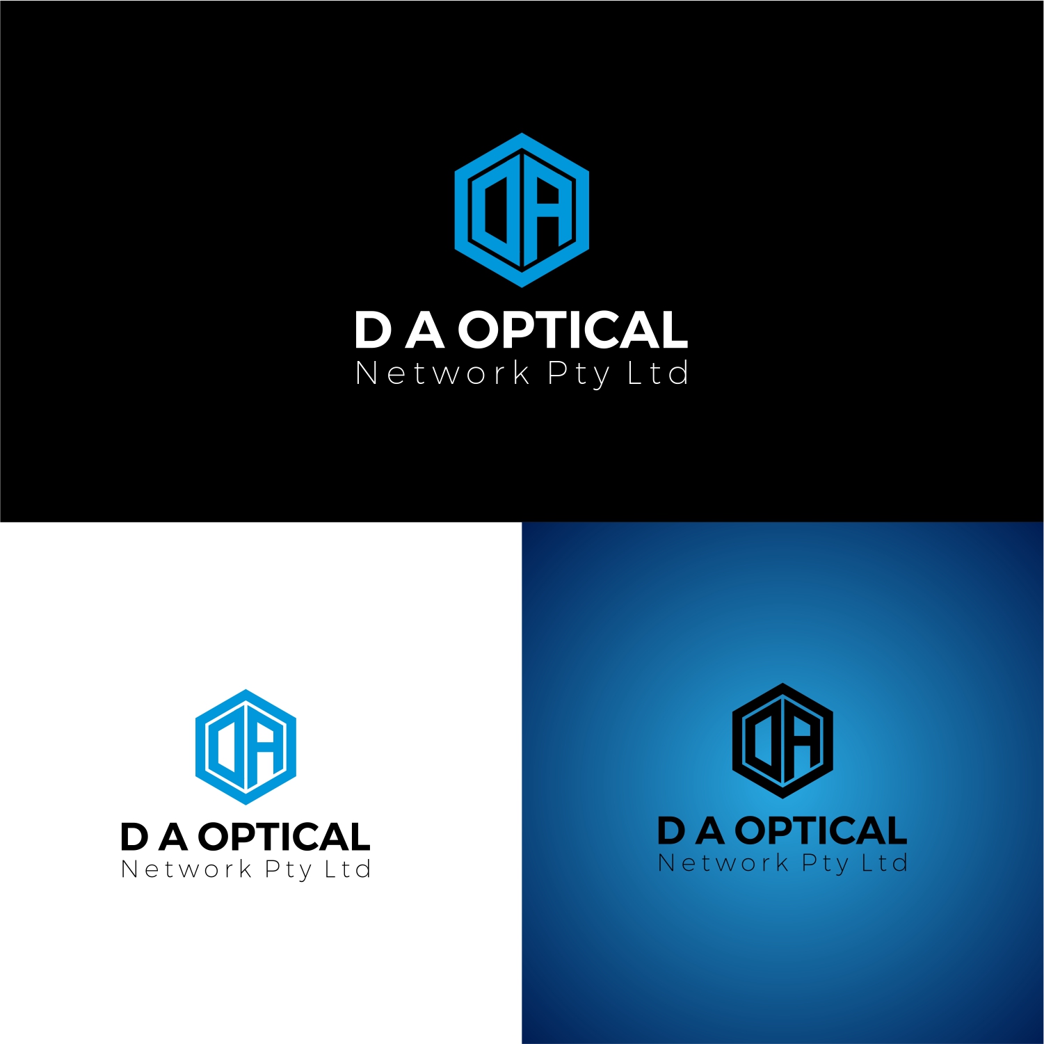 Logo Design by anindya 58 for D A Optical Network Pty Ltd | Design #23496884