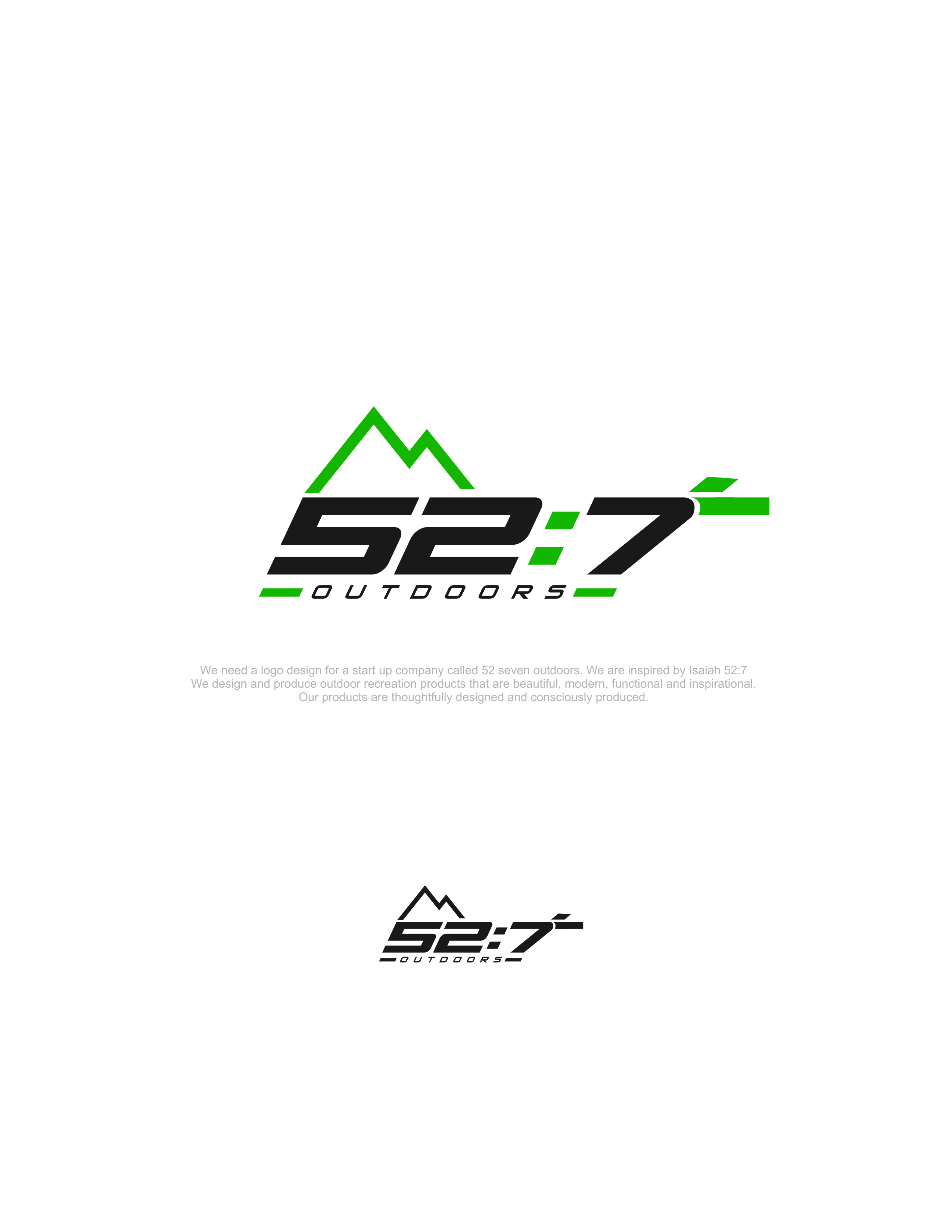 Logo Design by alok bhopatkar for 52seven outdoors | Design #23574123