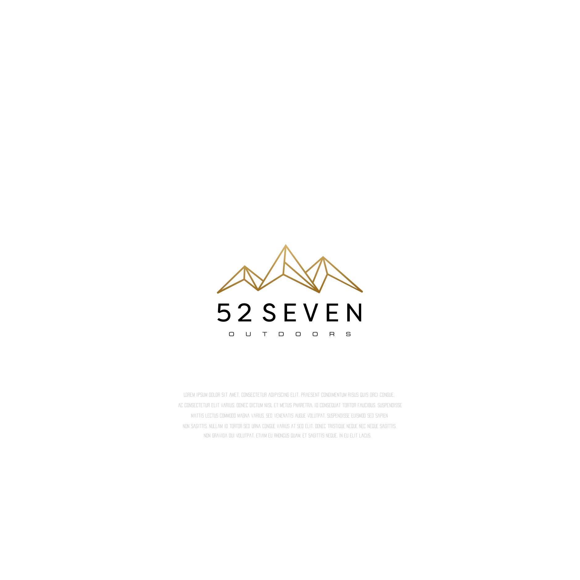 Logo-Design von Leocent ™ für 52seven outdoors | Design #23522585