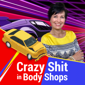 Crazy Shit in Body Shops podcast cover | Podcast-Design von Hristo Itchov