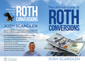 The Ultimate Guide To Roth Conversions Book Cover | Book Cover Design by juanjoseolivieri