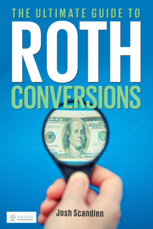 The Ultimate Guide To Roth Conversions Book Cover | Book Cover Design by DesignART