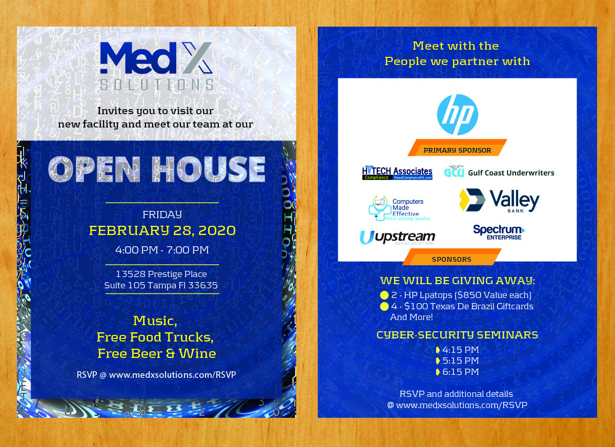 Invitation Design by Venus L. Penaflor for MedX Solutions | Design #23504417