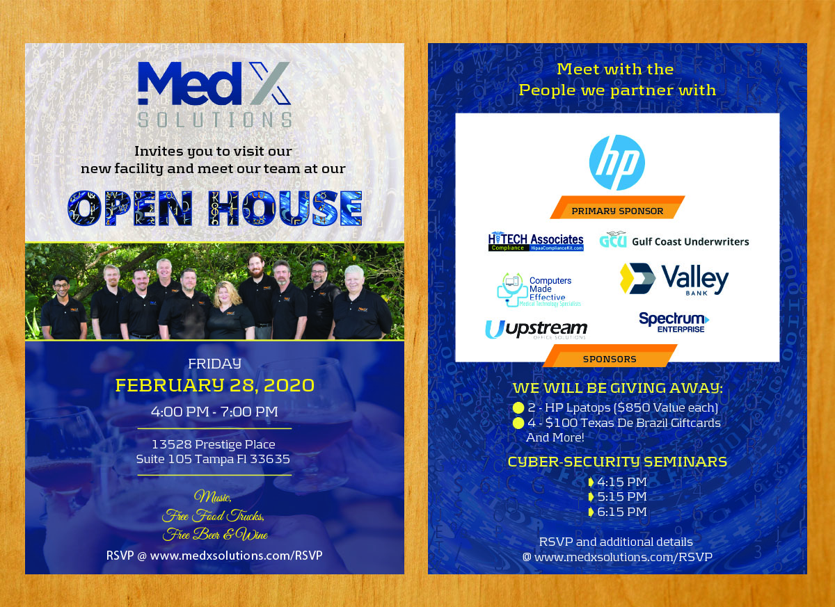 Diseño de Invitación por Venus L. Penaflor para MedX Solutions | Diseño #23512376