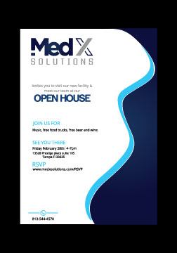 Invitation Design by Nafeesarts for MedX Solutions | Design #23535816