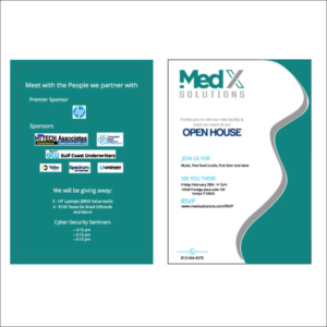 Diseño de Invitación por Nafeesarts para MedX Solutions | Diseño: #23538691