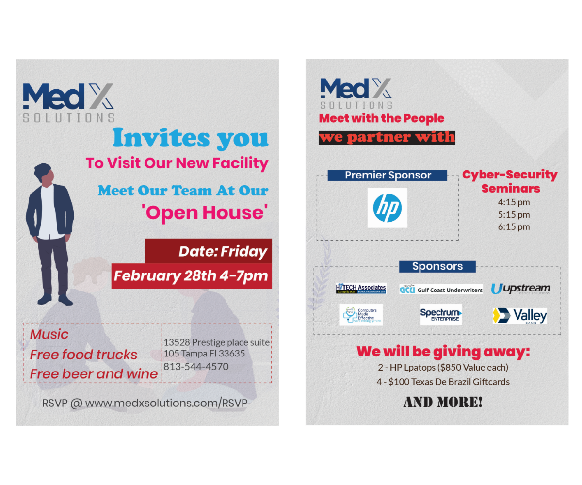 Invitation Design by asif ulab for MedX Solutions | Design #23497566
