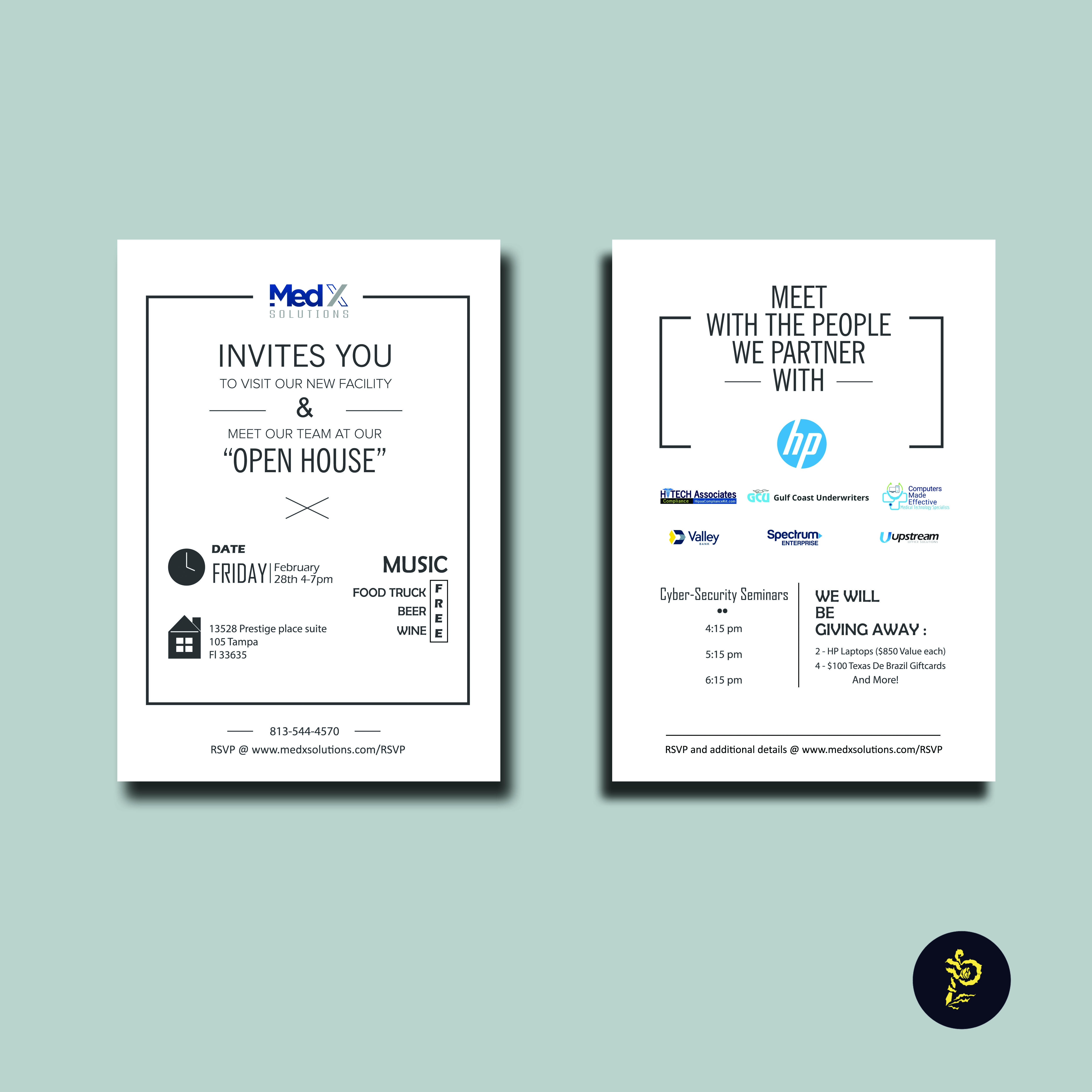Invitation Design by pearlll_illustration for MedX Solutions | Design #23512787