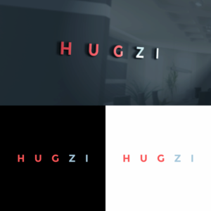 Hugzi or HUGZI  | Logo Design by ZiangArt_Studio