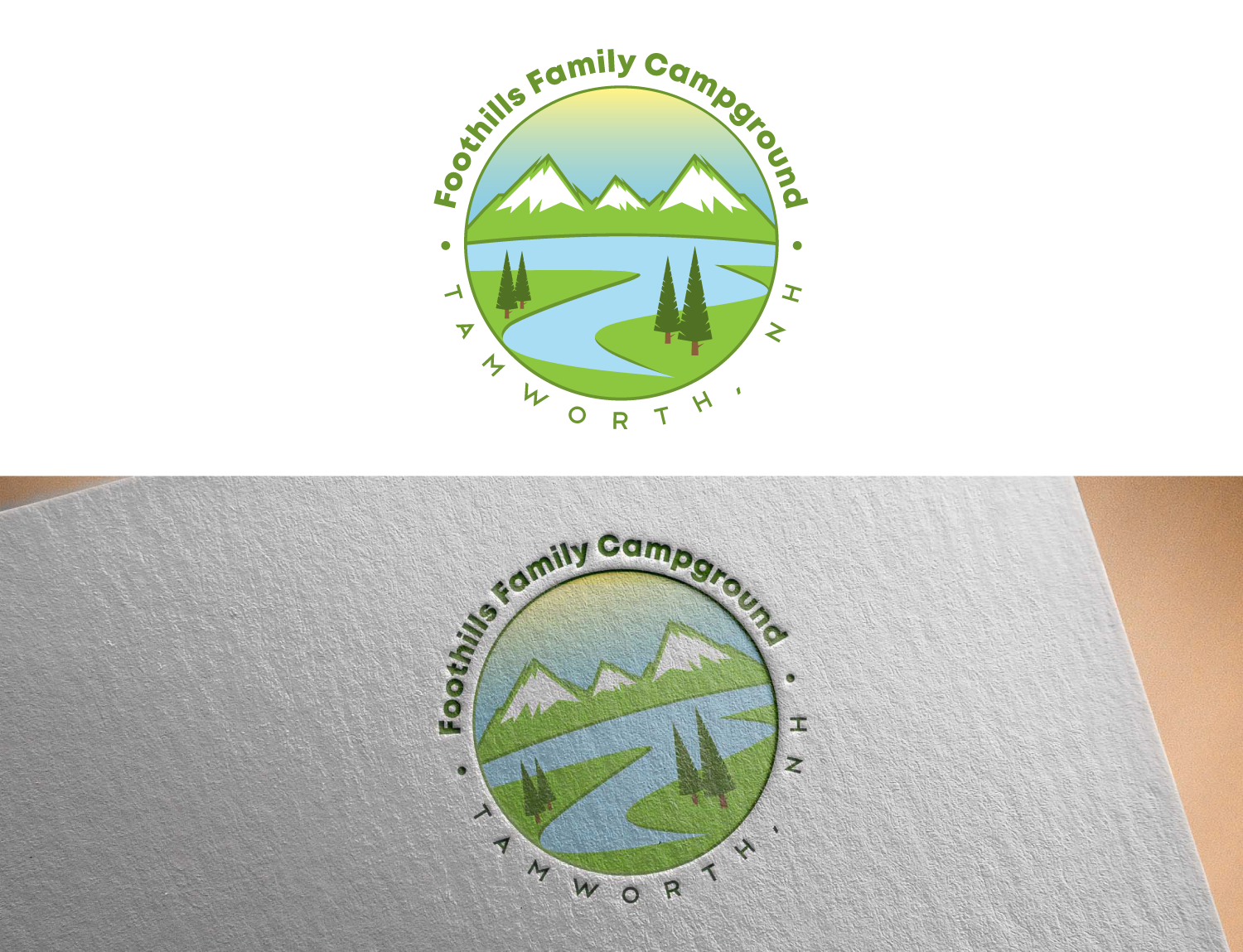 Diseño de Logo por IHefney para Foothills Family Campground | Diseño #23486752
