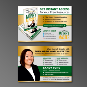 Personal Finance Author needs a postcard | Postcard Design by ecorokerz