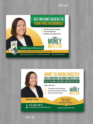 Personal Finance Author needs a postcard | Postcard Design by innovative earth