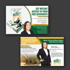 Personal Finance Author needs a postcard | Postcard Design by Schöpfer