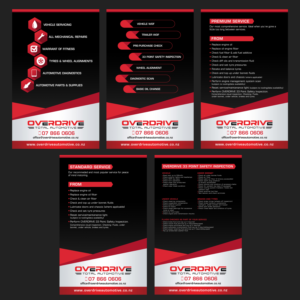 graphic design for a signs in automotive shop reception area | Design Graphique par Designers Hub