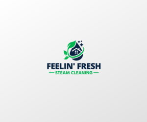 Feelin' Fresh Steam Cleaning | Logo-Design von Ena