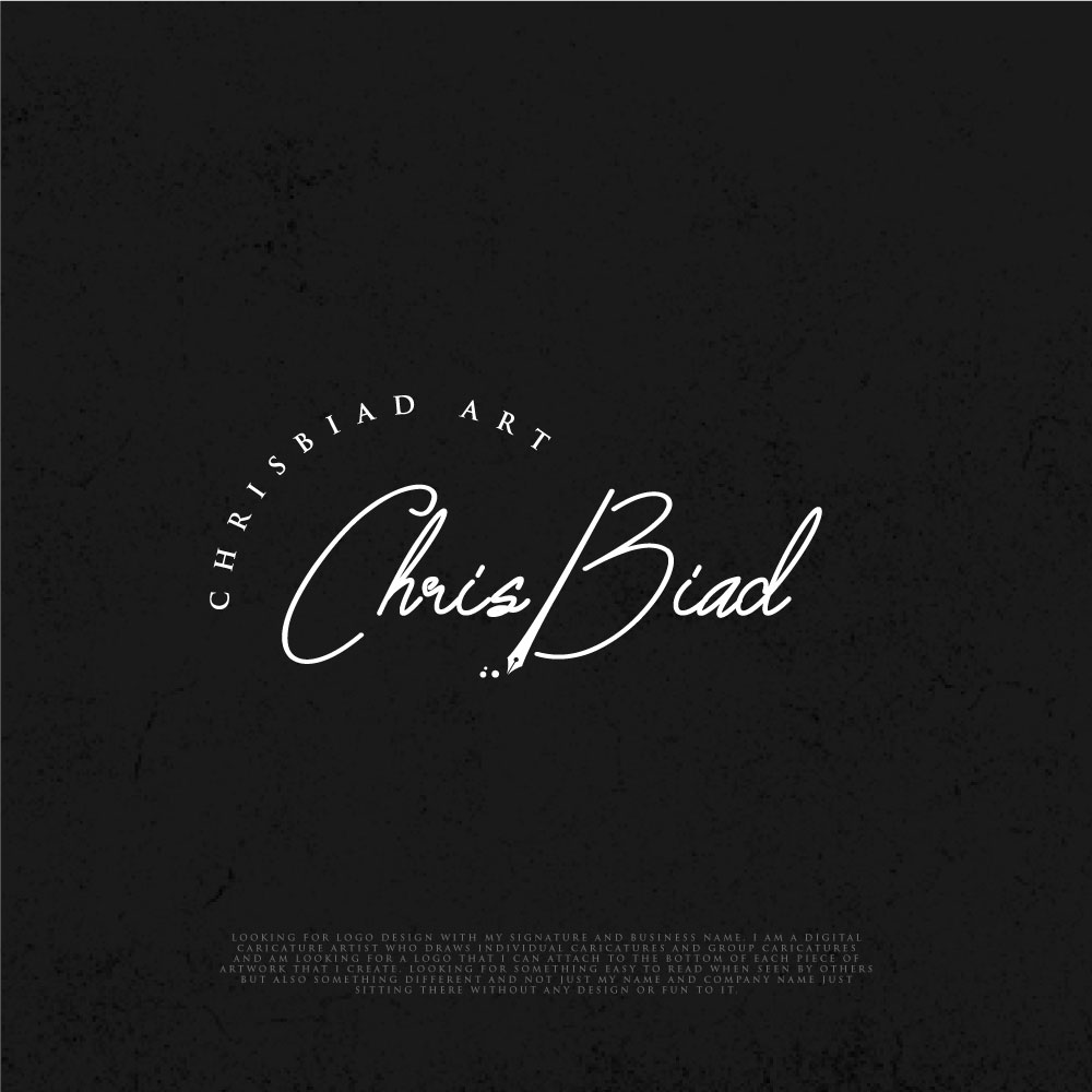 Logo Design by Mohamed Fouad 93 for Chris Biad Art | Design #23500180
