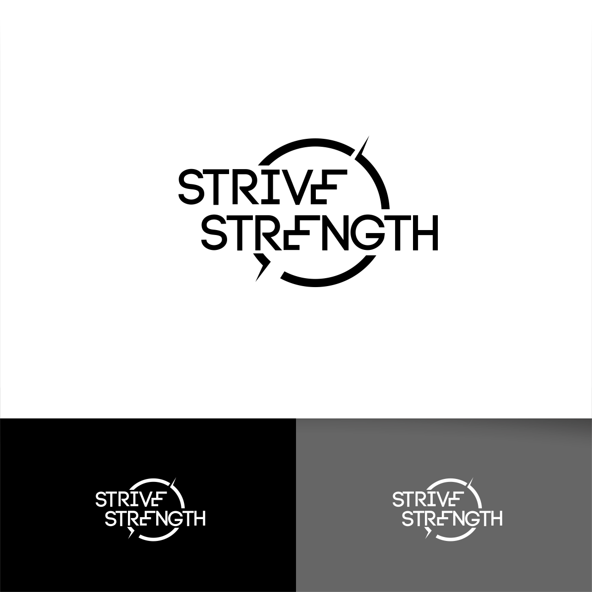 Logo Design by Arham Hidayat for Strive Strength | Design #23511478