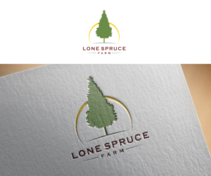 Logo Design by bijuak for Lone Spruce Farm | Design: #23494620
