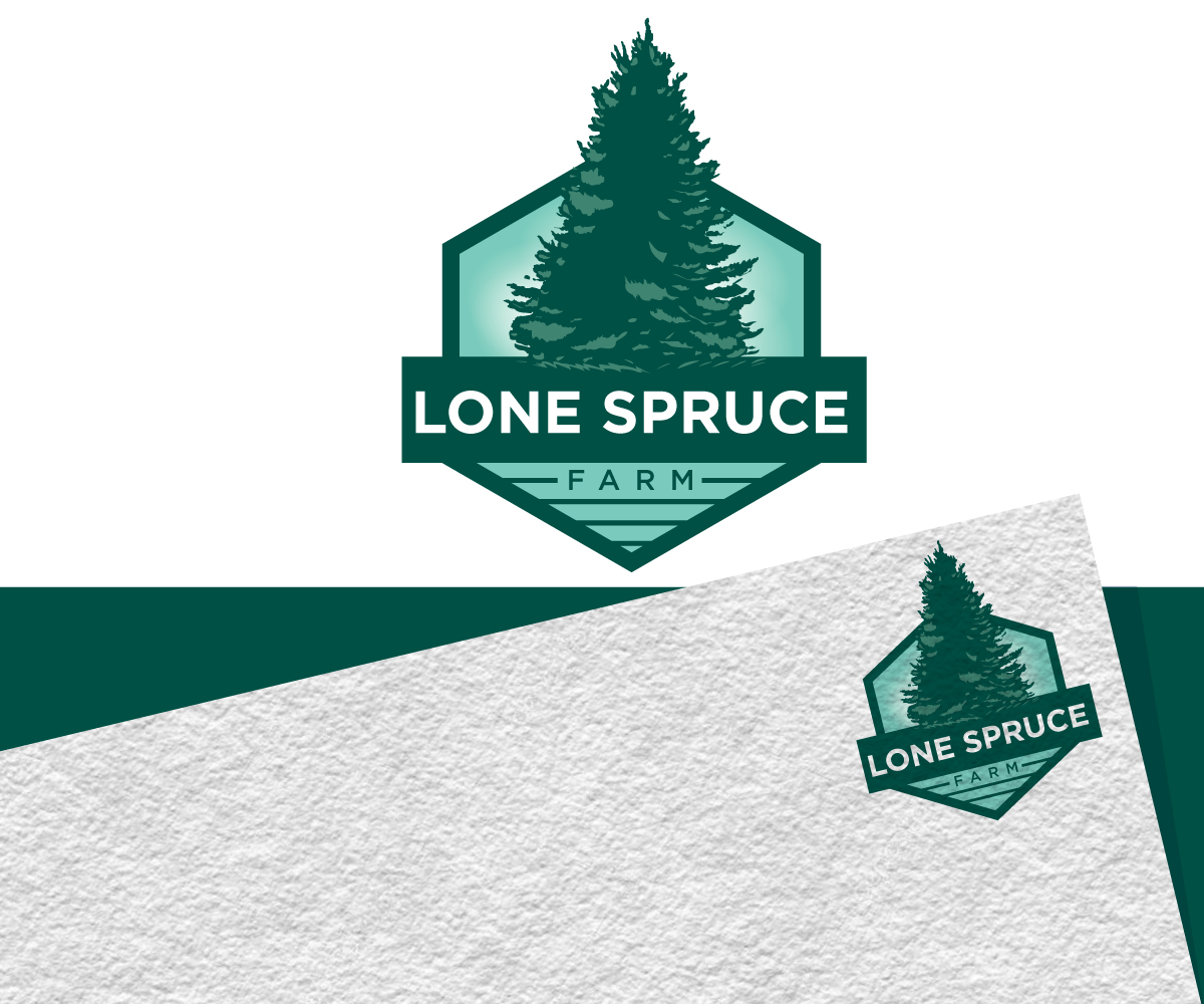 Logo Design by Jay Design for Lone Spruce Farm | Design #23494941